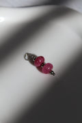 The Pink Bead Stack Charm.