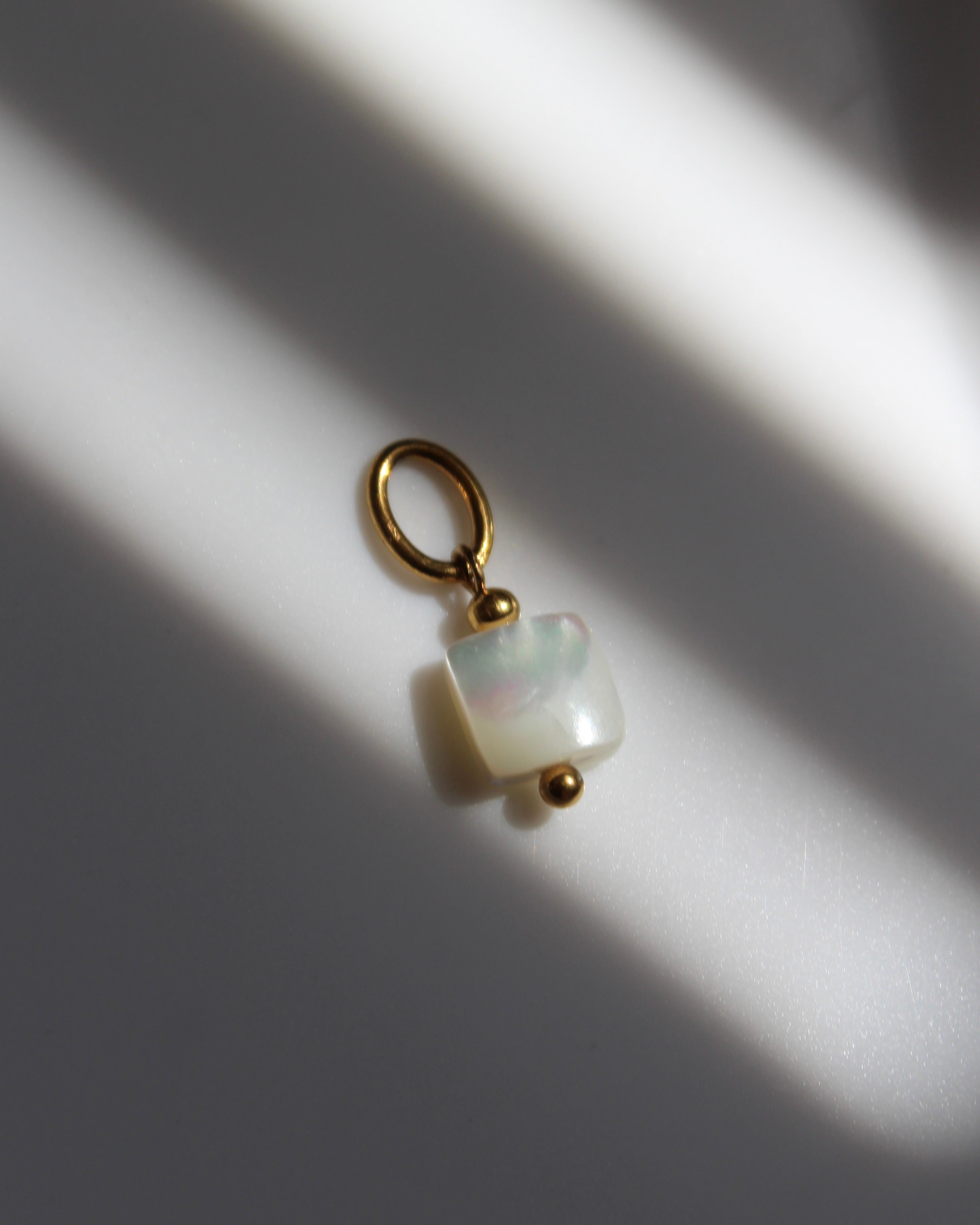 Pearl Square Charm.