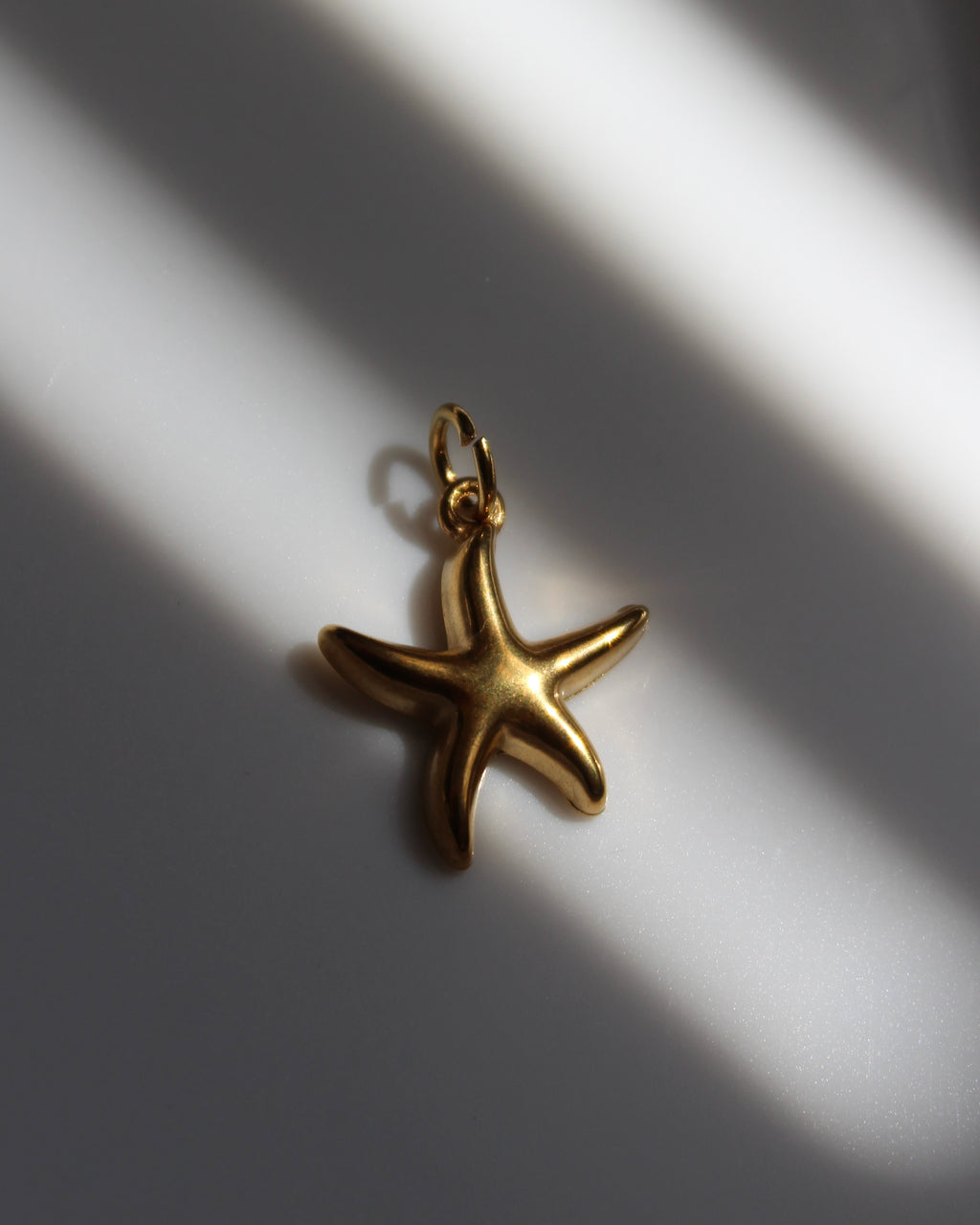 Gold Starfish Charm.
