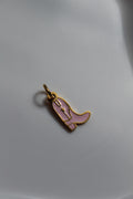 Pink Cowboy/Cowgirl Boot Charm.