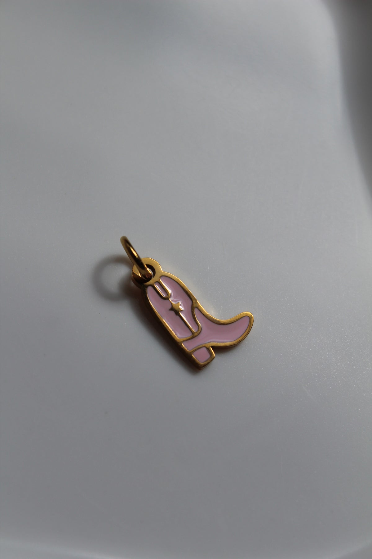 Pink Cowboy/Cowgirl Boot Charm.