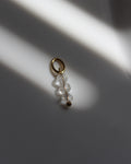 3 x Clear Glass Bead Charm.