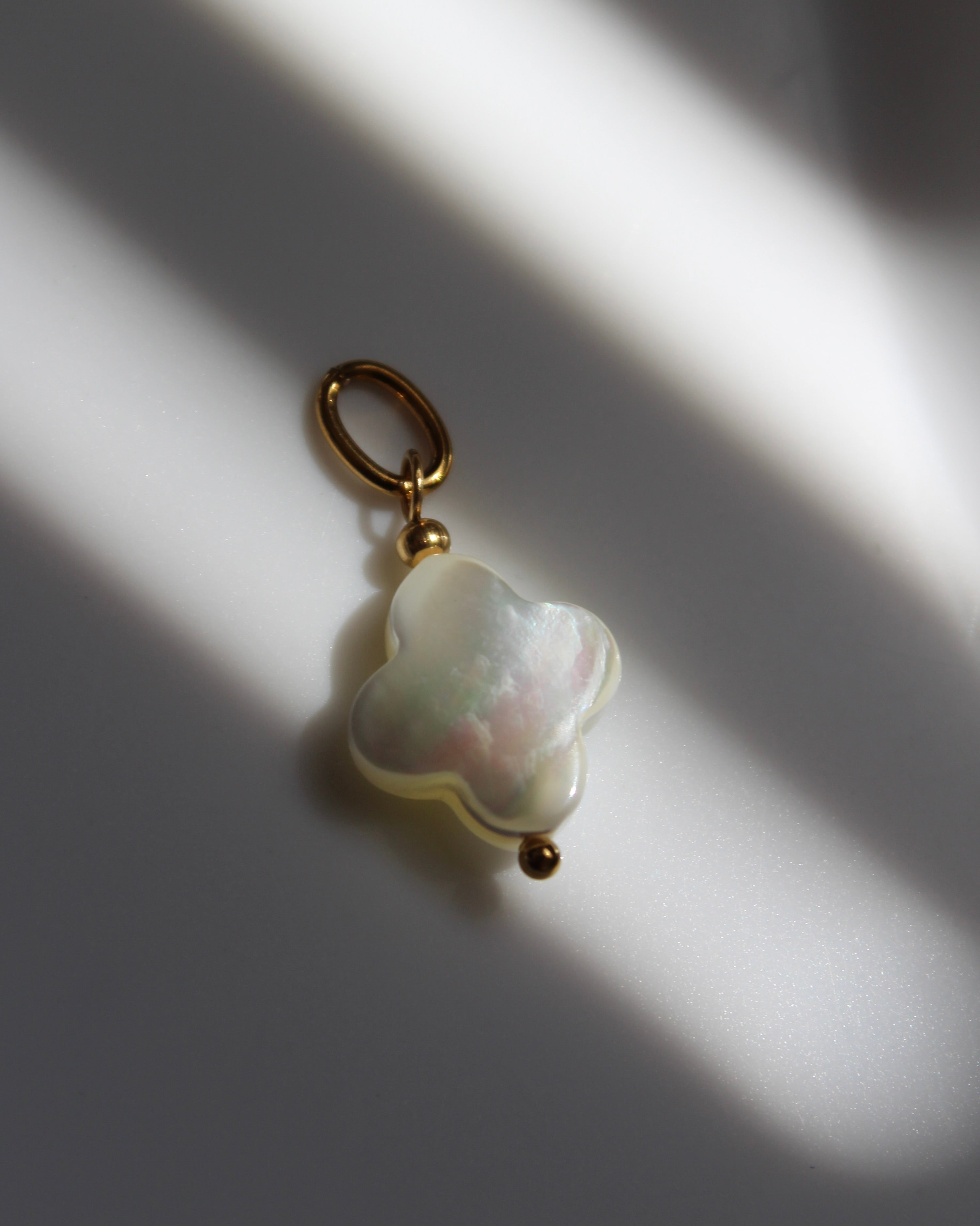 Pearl Clover Charm.