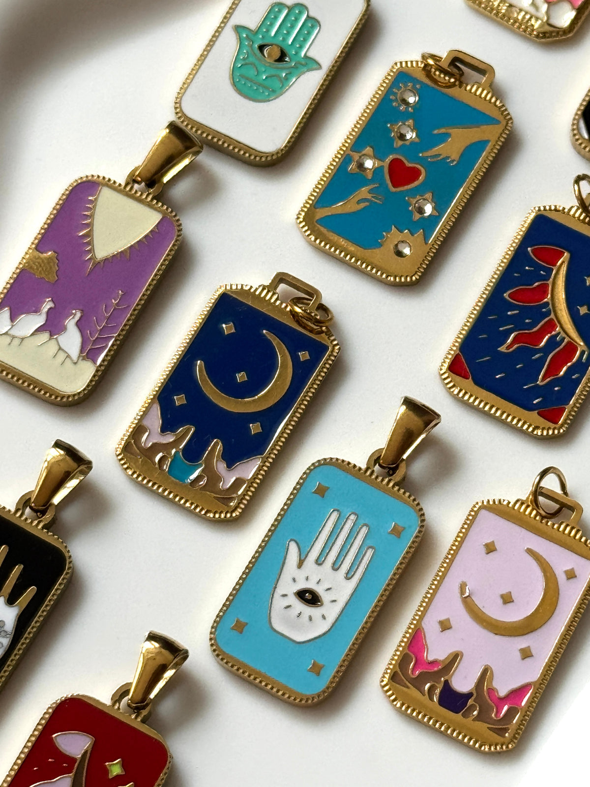 The Hamsa Hand Charm.