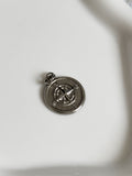 Silver Compass Charm.