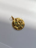 The Solara Charm 18K Gold Colourful Celestial Coin Charm